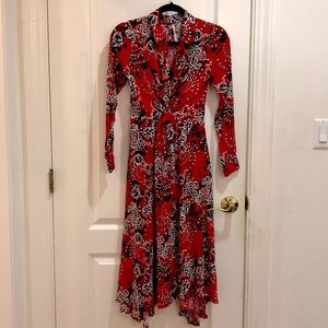 Free People midi floral dress